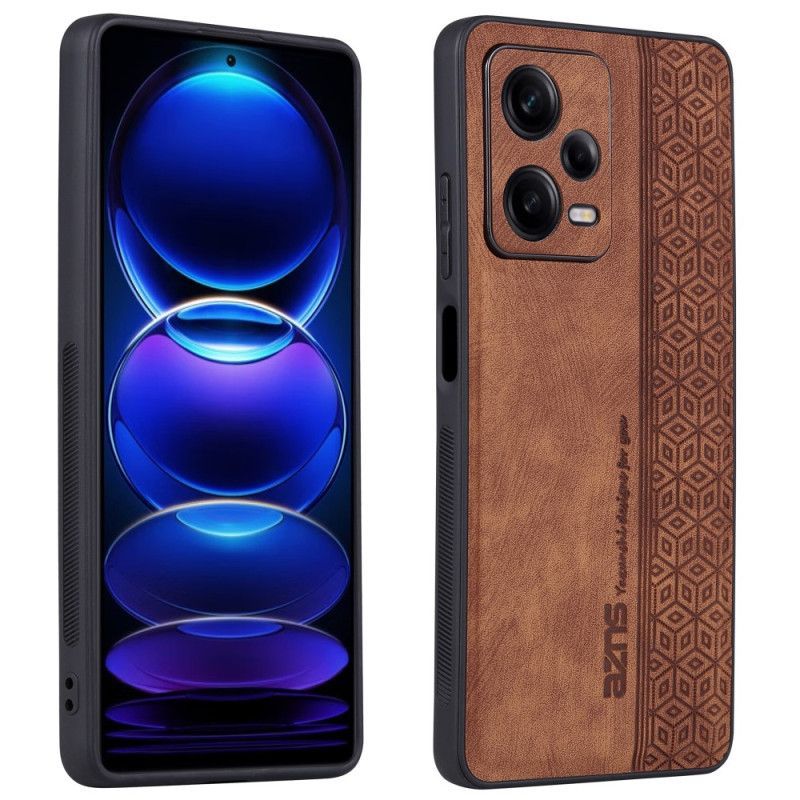 Kryt Na Xiaomi Redmi Note 12 Pro Kožený Efekt Azns