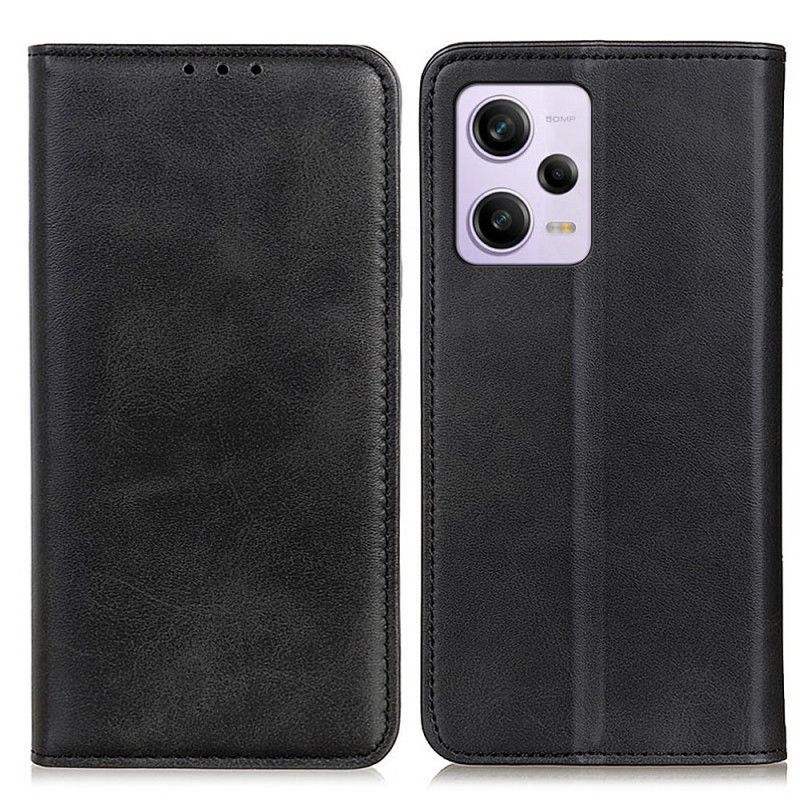 Kryty Na Mobil Na Xiaomi Redmi Note 12 Pro Flipové Pouzdro Klasická Dělená Kůže