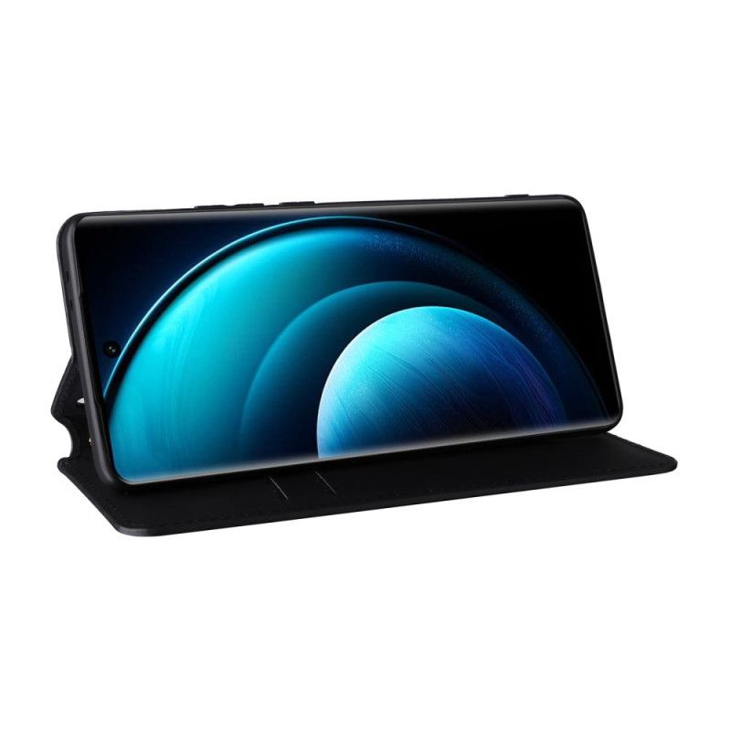 Kožený Kryt Vivo X100 Pro Kosočtvercový Vzor