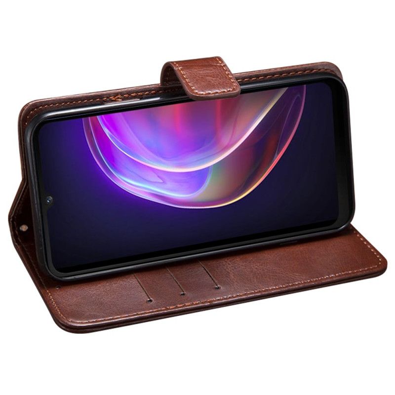 Peněženková Pouzdra Vivo X100 Pro Kryty Na Mobil Idewei Umělá Kůže