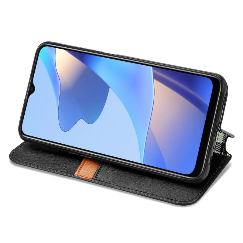 Flipové Pouzdro Na Oppo A16 / A16s Držák Karty Kub Design