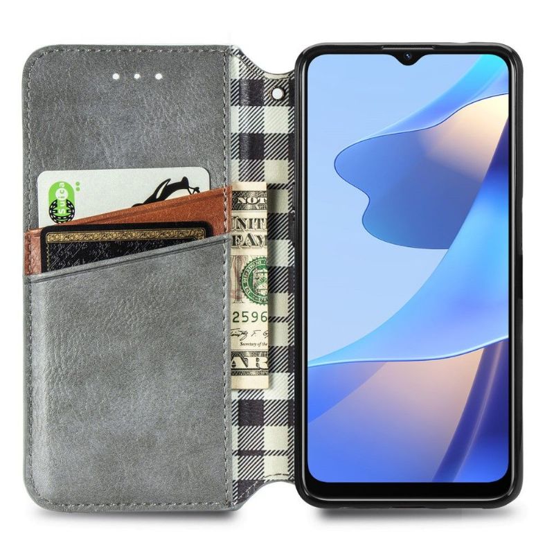 Flipové Pouzdro Na Oppo A16 / A16s Držák Karty Kub Design