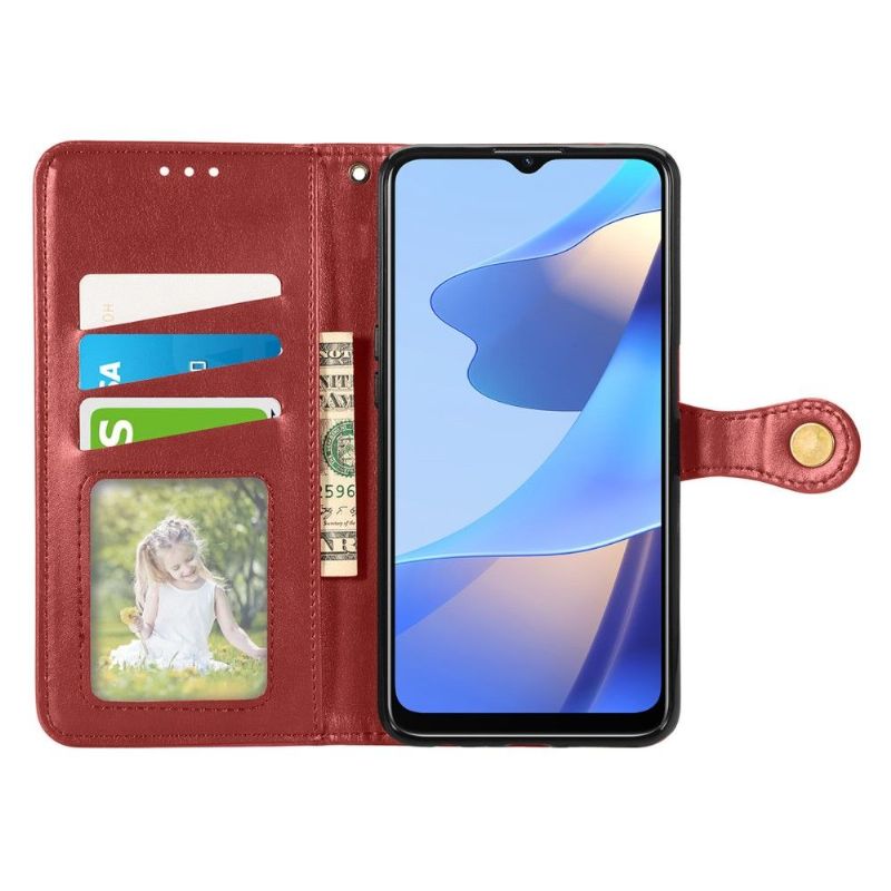 Flipové Pouzdro Na Oppo A16 / A16s Držák Na Karty Z Umělé Kůže Indila