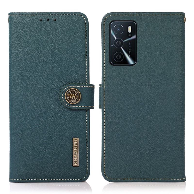 Flipové Pouzdro Na Oppo A16 / A16s Klasická Kůže Khazneh
