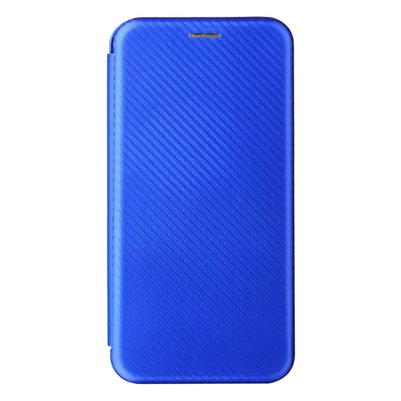 Flipové Pouzdro Na Oppo A16 / A16s Koženka Z Uhlíkových Vláken