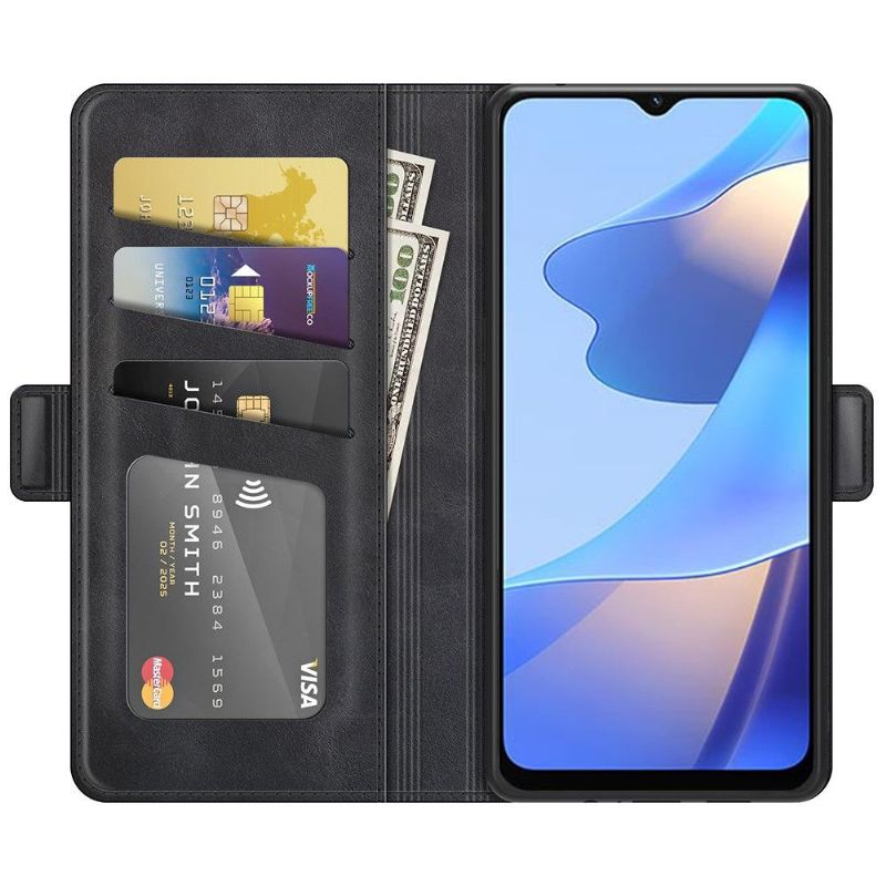 Flipové Pouzdro Na Oppo A16 / A16s Peněženkové Pouzdro Styl Kůže