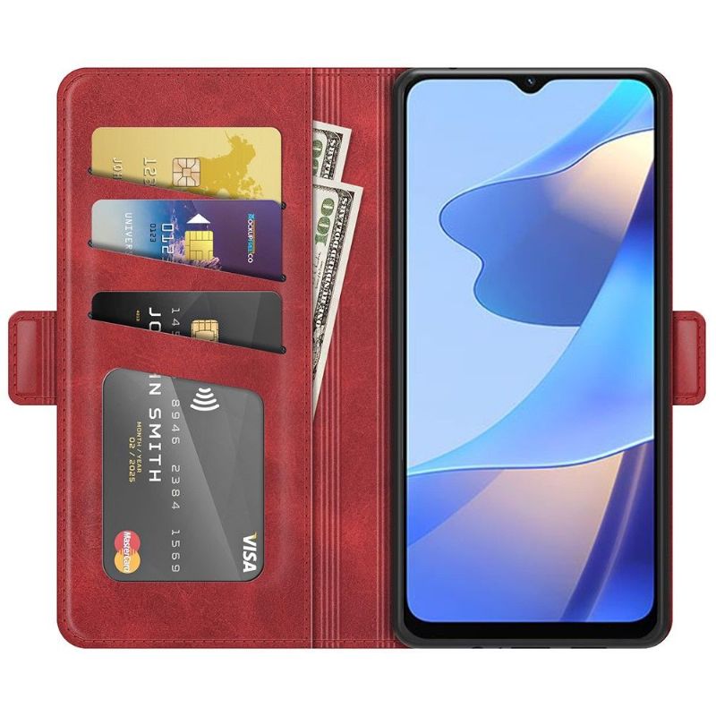 Flipové Pouzdro Na Oppo A16 / A16s Peněženkové Pouzdro Styl Kůže