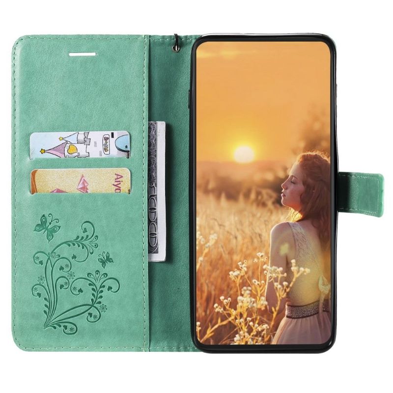 Flipové Pouzdro Na Oppo A16 / A16s Podpora Motýlků Funkcí