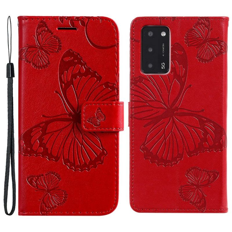Flipové Pouzdro Na Oppo A16 / A16s Podpora Motýlků Funkcí