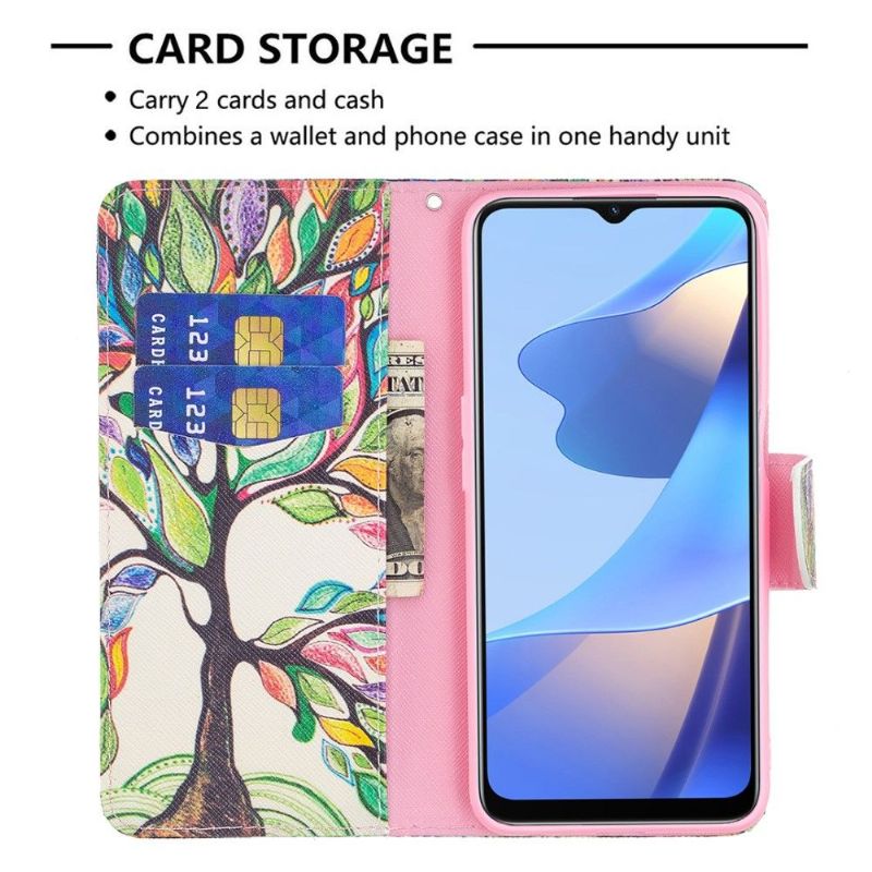 Flipové Pouzdro Na Oppo A16 / A16s Stromová Kresba
