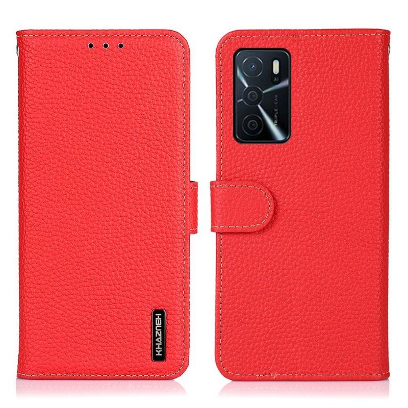 Flipové Pouzdro Na Oppo A16 / A16s Zrnitá Kůže Khazneh
