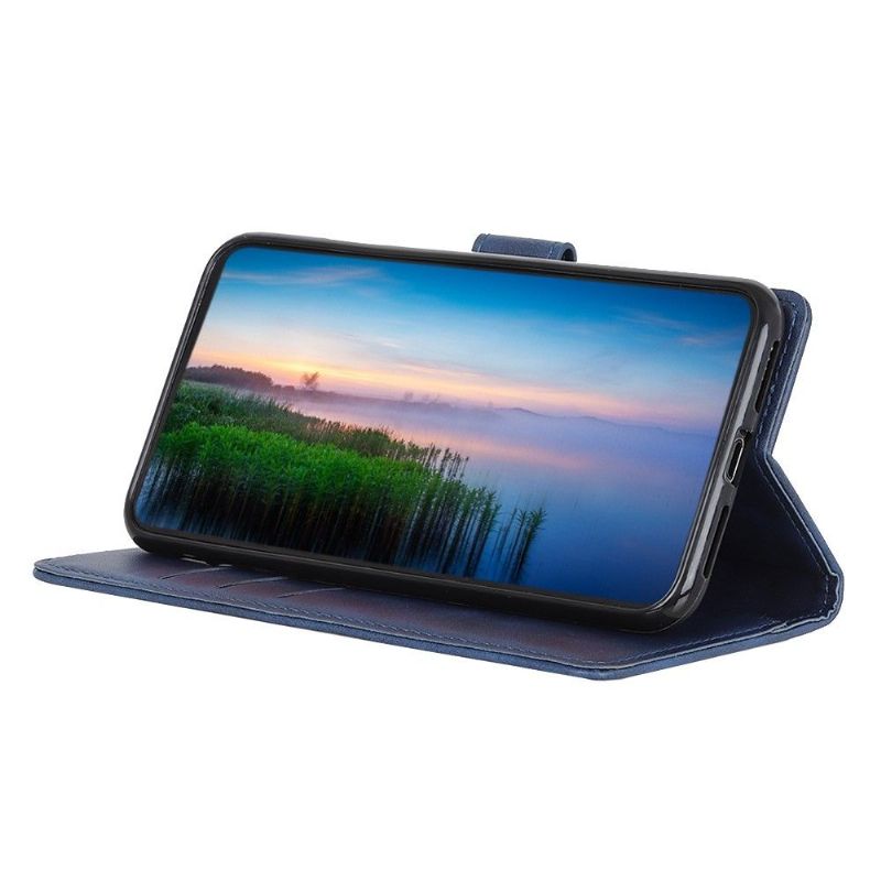 Kožené Pouzdro Na Oppo A16 / A16s Efekt Matné Kůže Marius