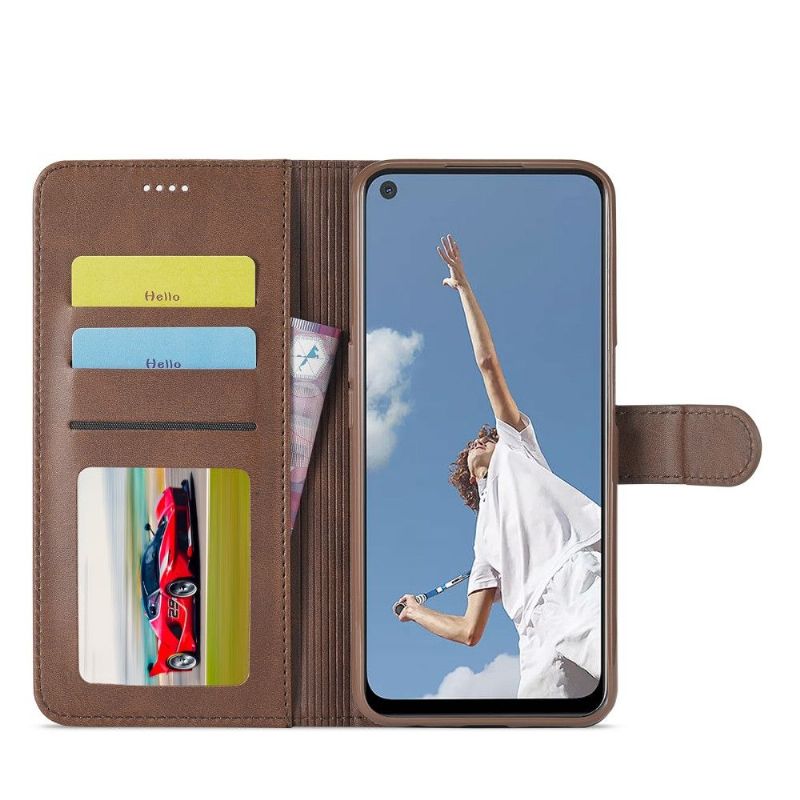 Kožené Pouzdro Na Oppo A16 / A16s Kožený Efekt Lc.imeeke