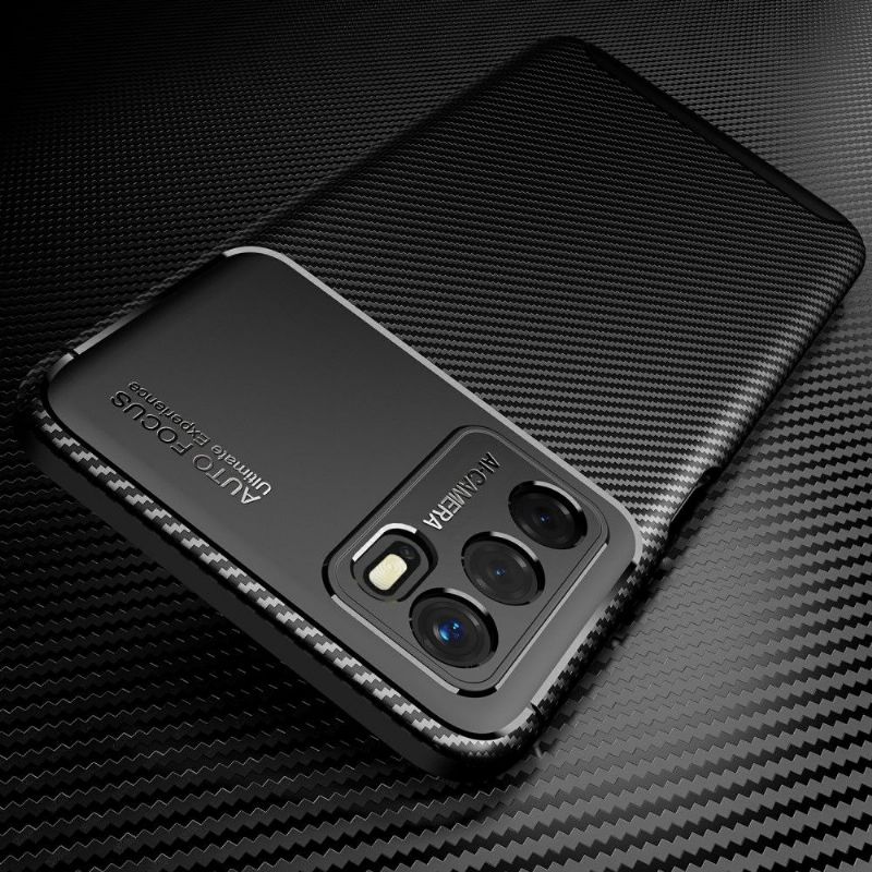 Kryt Na Oppo A16 / A16s Styl Uhlíkových Vláken