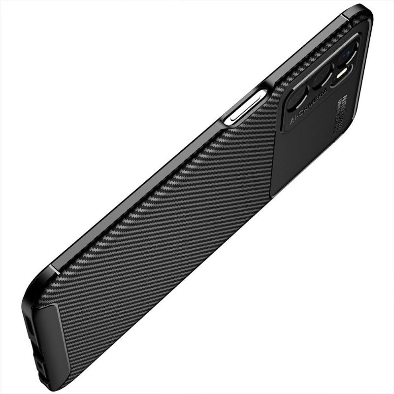 Kryt Na Oppo A16 / A16s Styl Uhlíkových Vláken