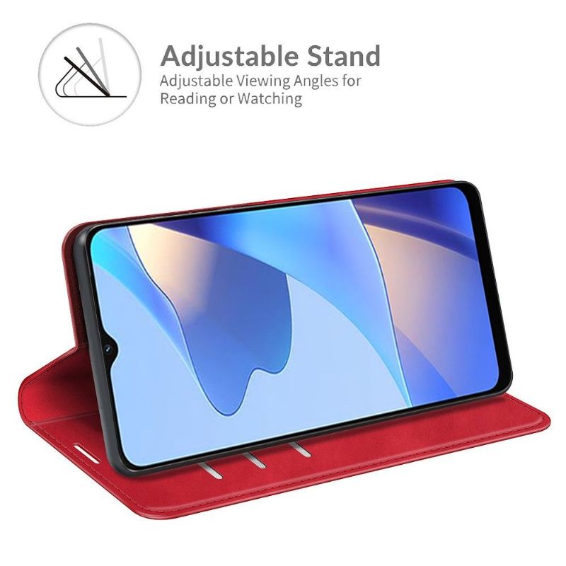 Pouzdra Na Oppo A16 / A16s Funkce Stojanu Z Umělé Kůže