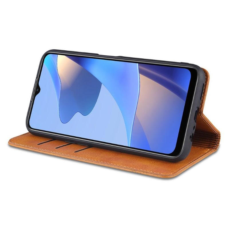 Pouzdra Na Oppo A16 / A16s Peněženkové Pouzdro Umělá Kůže Azns