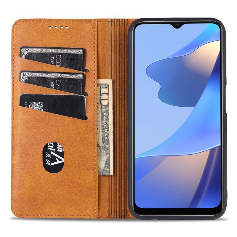 Pouzdra Na Oppo A16 / A16s Peněženkové Pouzdro Umělá Kůže Azns