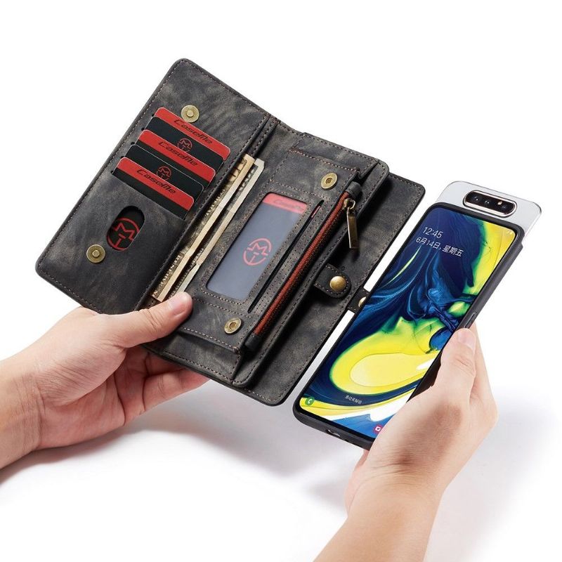 Kryt Flipové Pouzdro Na Samsung Galaxy A80 2v1 Magnetický