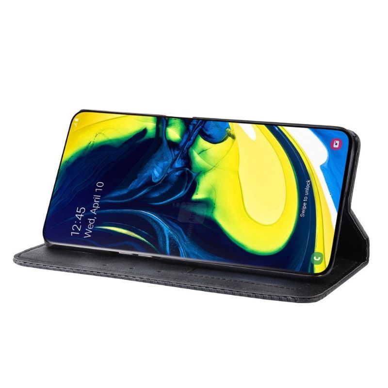 Pouzdra Na Samsung Galaxy A80 Kožený Styl Le Cirénius