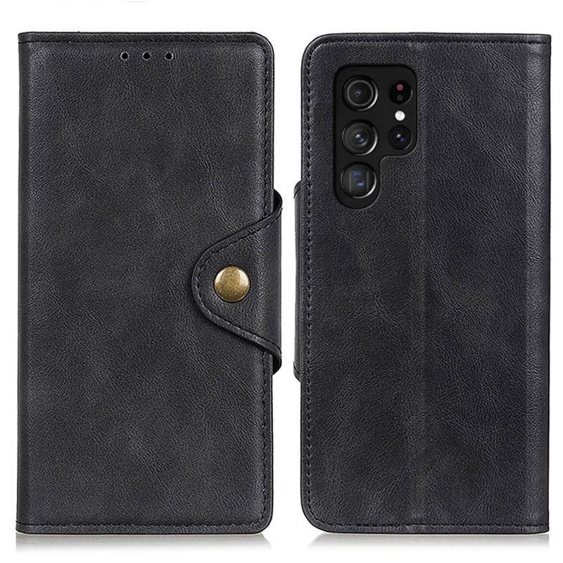 Flipové Pouzdro Na Samsung Galaxy S23 Ultra 5G Magnetické Tlačítko