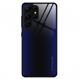 Kryt Na Samsung Galaxy S23 Ultra 5G Tvrzené Sklo Z Uhlíkových Vláken