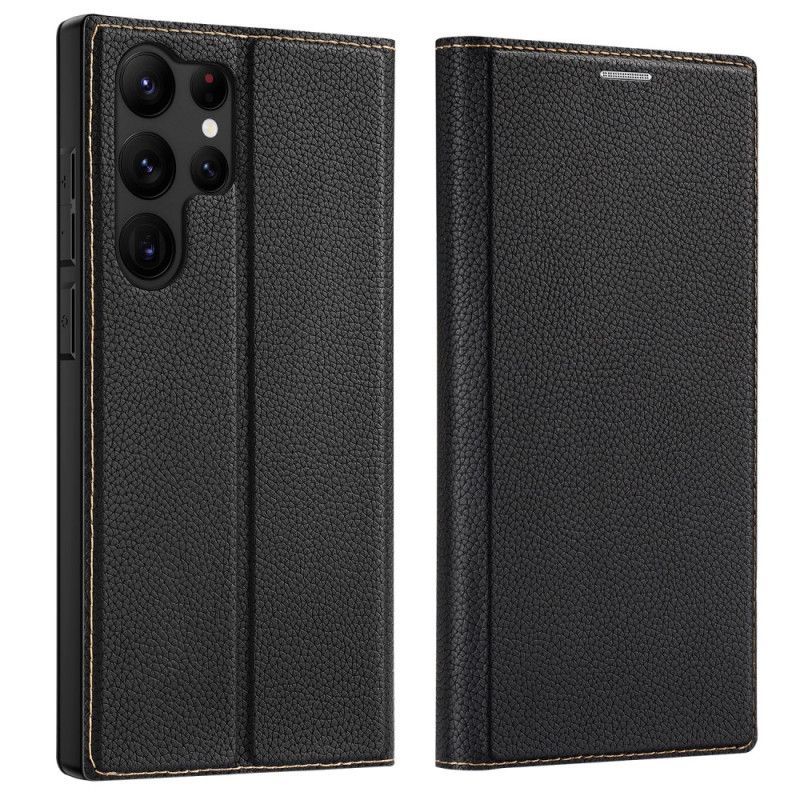 Kryty Na Mobil Na Samsung Galaxy S23 Ultra 5G Flipové Pouzdro Skin X2 Series Dux Ducis