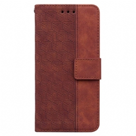 Flipové Pouzdro Na iPhone 14 Pro Max Na Lana Strappy Vzor