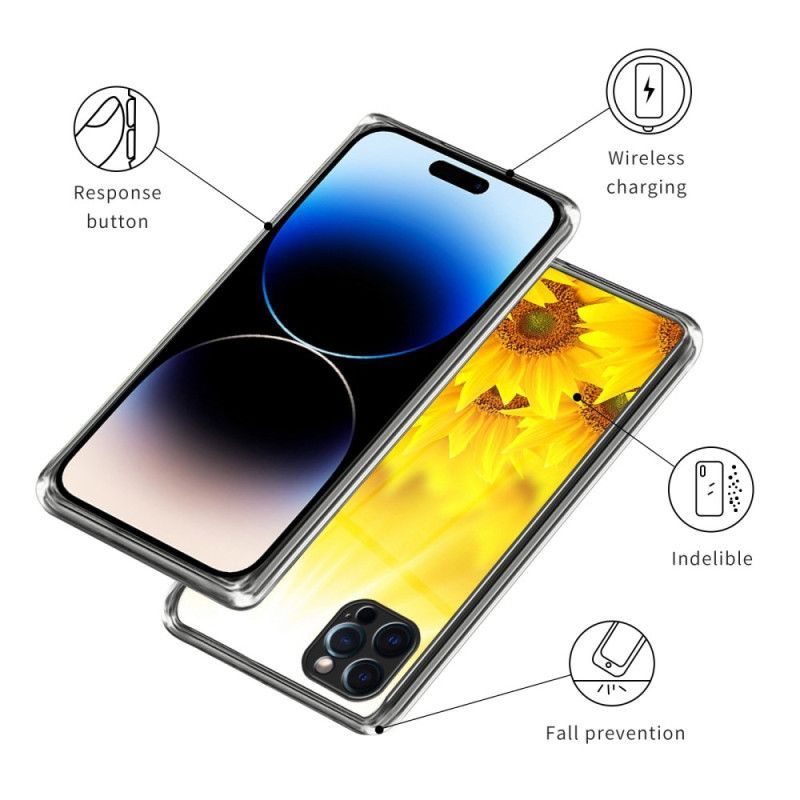 Kryt Na iPhone 14 Pro Max Intenzivní Slunečnice