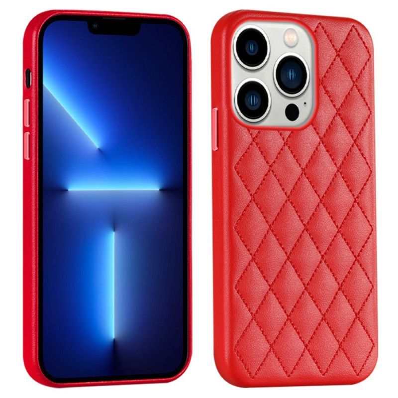 Kryt Na iPhone 14 Pro Max Magsafe Kompatibilní Prošívaný Styl