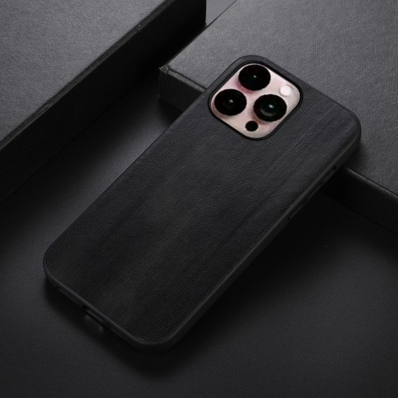 Kryt Na iPhone 14 Pro Max Textura Kůže