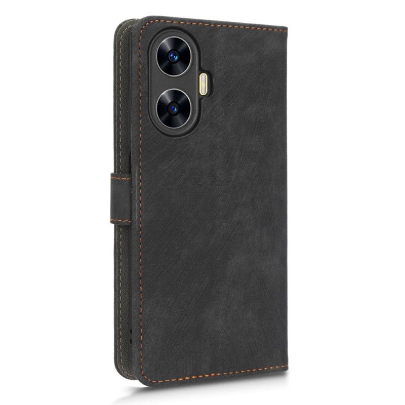 Kožený Kryt Na Realme C55 Peněženka S Rfid Blokovacím Páskem