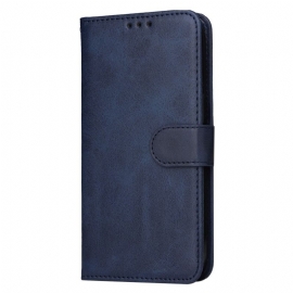 Kožený Kryt Na Realme C55 Řemínek S Koženou Texturou