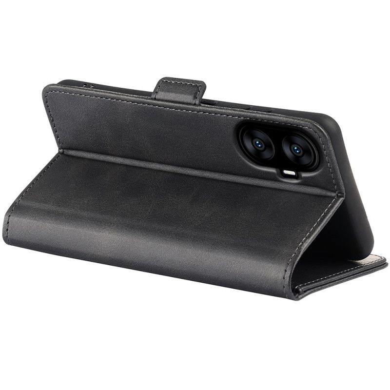 Kožený Kryt Realme C55 Dvojitá Spona