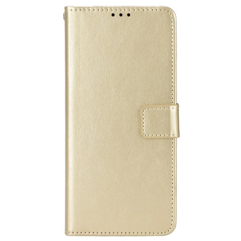 Kožený Kryt Realme C55 Elegantní Řemínek Z Umělé Kůže