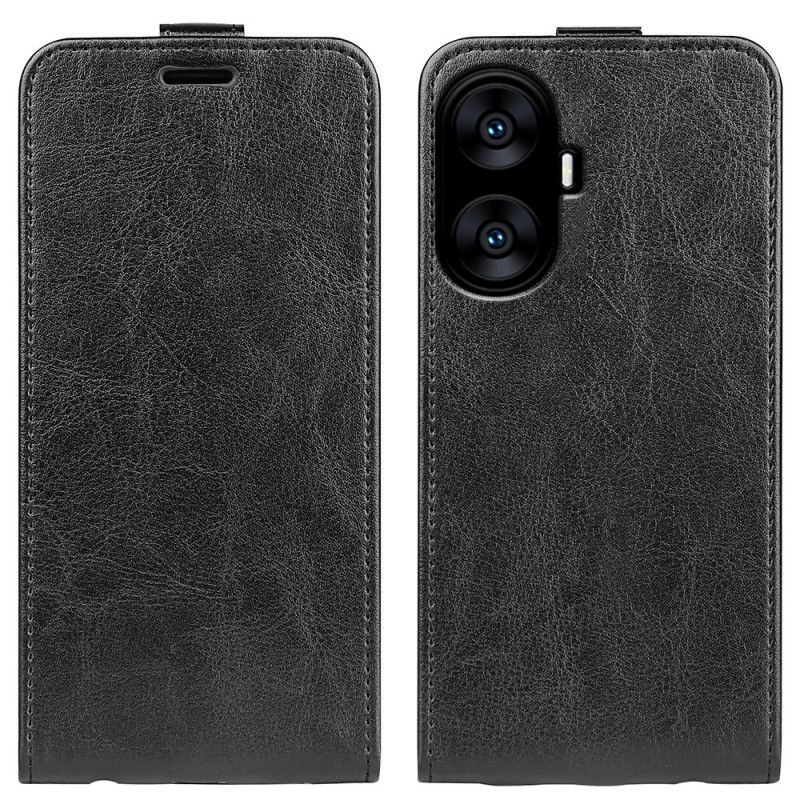 Kožený Kryt Realme C55 Svislá Klopa