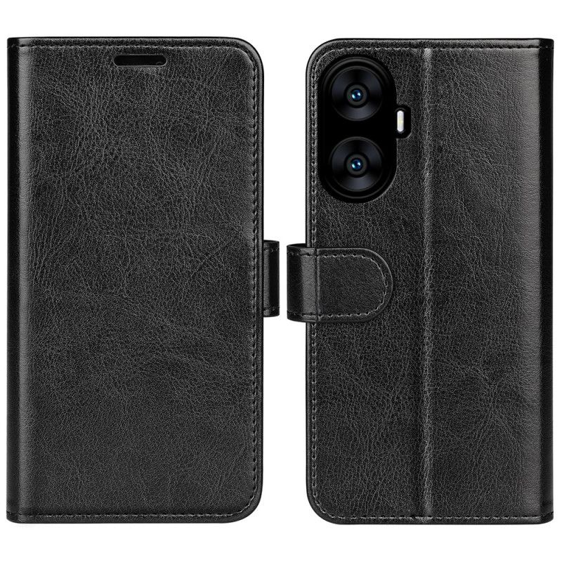 Kožený Kryt Realme C55 Vintage Umělá Kůže