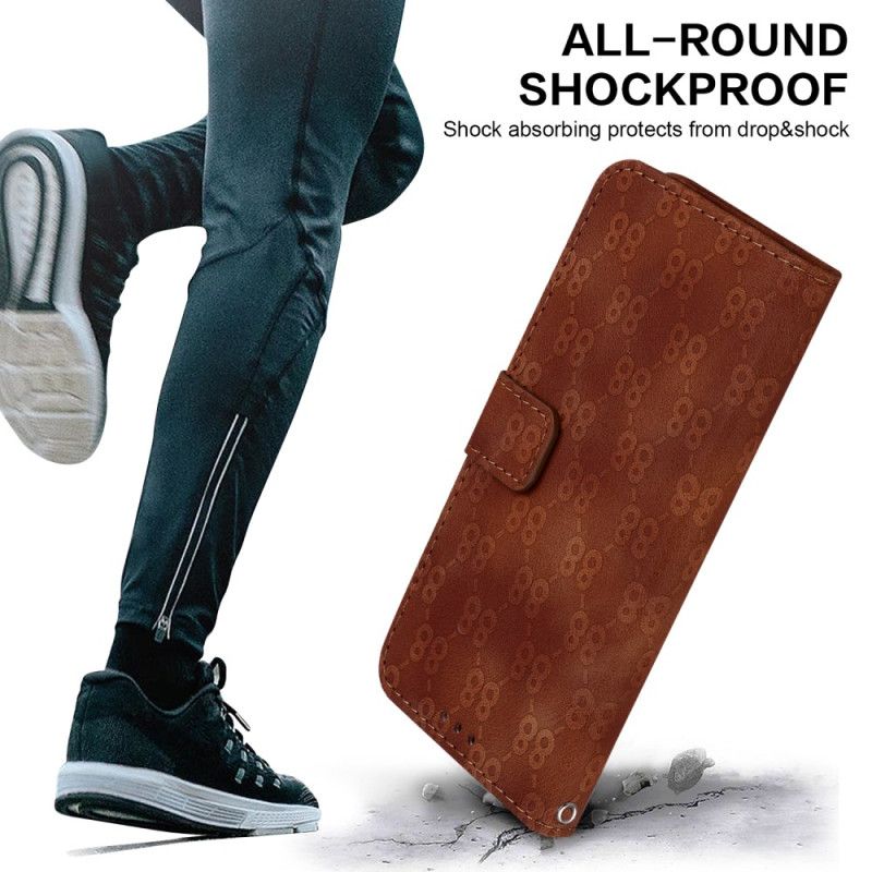 Peněženková Pouzdra Realme C55 Kryty Na Mobil Design 88 S Řemínkem