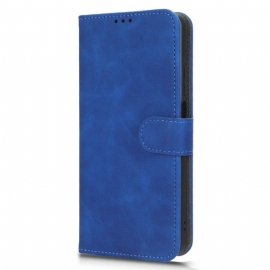 Peněženková Pouzdra Realme C55 Kryty Na Mobil Semišový Styl S Páskem