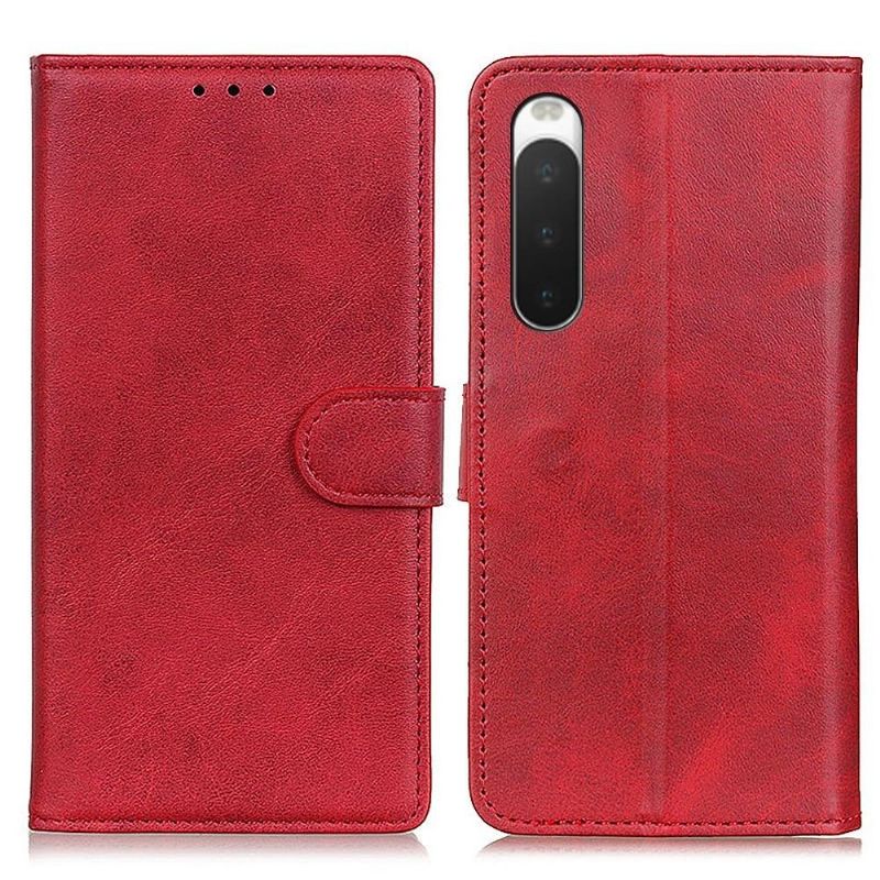 Flipové Pouzdro Na Sony Xperia 10 IV Efekt Matné Kůže Marius