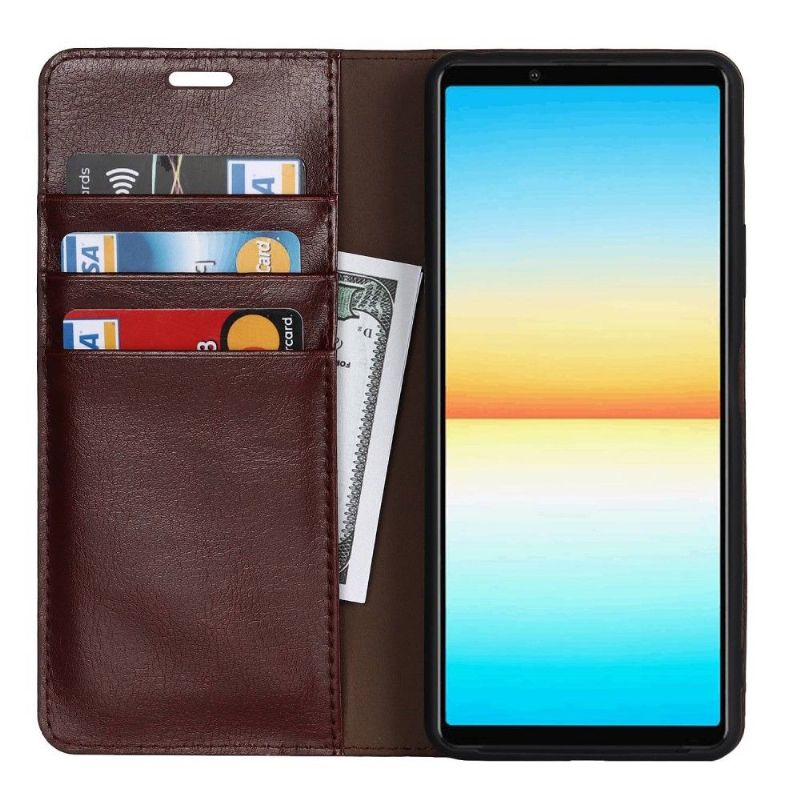 Flipové Pouzdro Na Sony Xperia 10 IV Funkce Podpory Koženého Držáku Karty