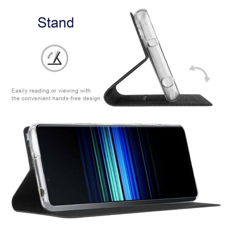 Flipové Pouzdro Na Sony Xperia 10 IV Funkce Podpory Vzpěr