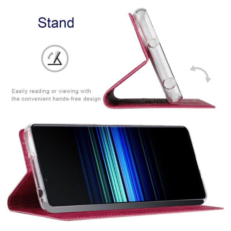 Flipové Pouzdro Na Sony Xperia 10 IV Funkce Podpory Vzpěr