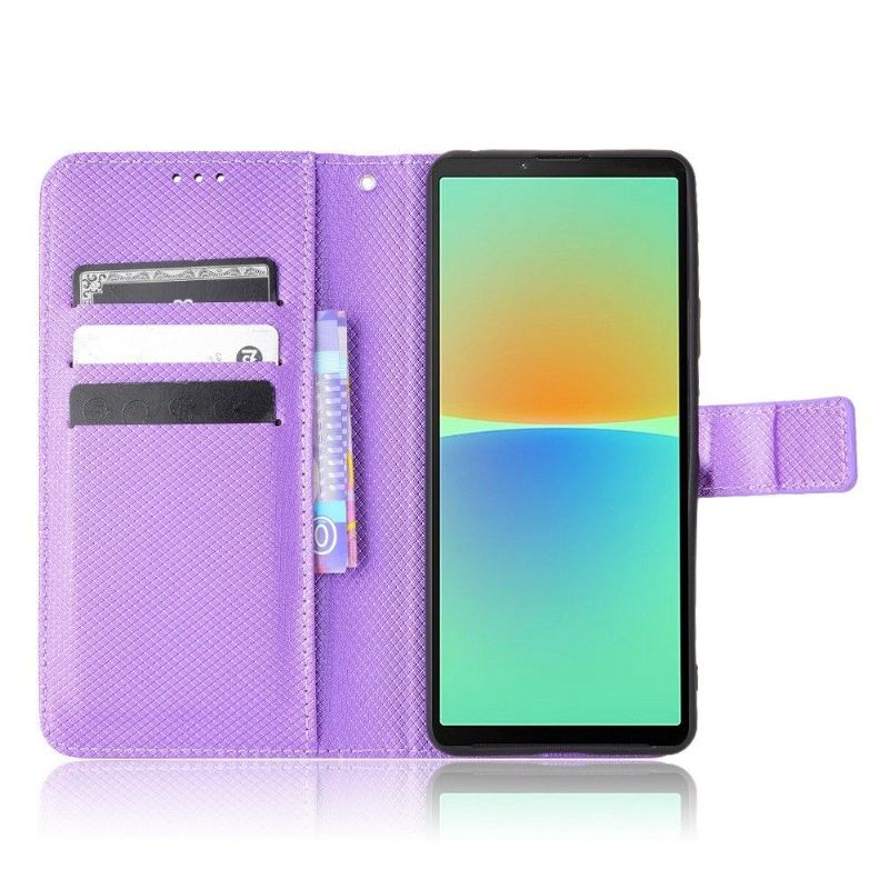 Flipové Pouzdro Na Sony Xperia 10 IV Kožené Pouzdro Držák Karty Lucinda Flap