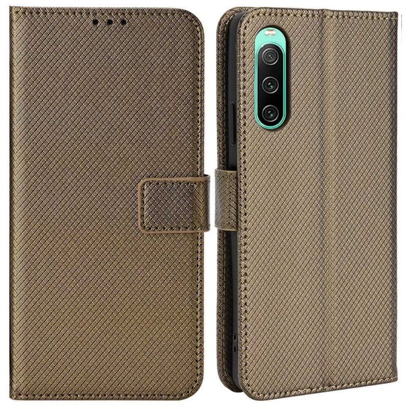 Flipové Pouzdro Na Sony Xperia 10 IV Kožené Pouzdro Držák Karty Lucinda Flap