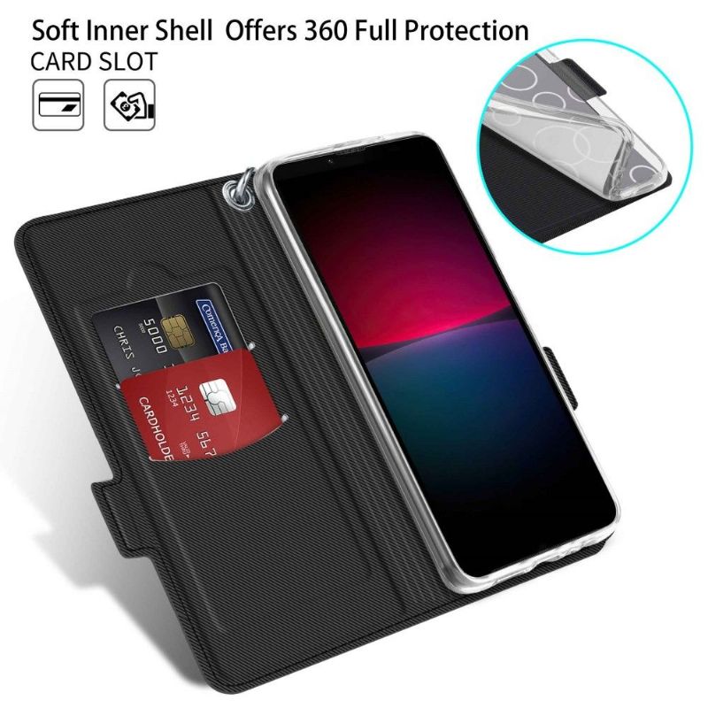 Flipové Pouzdro Na Sony Xperia 10 IV Kůže Ve Stylu Victoria