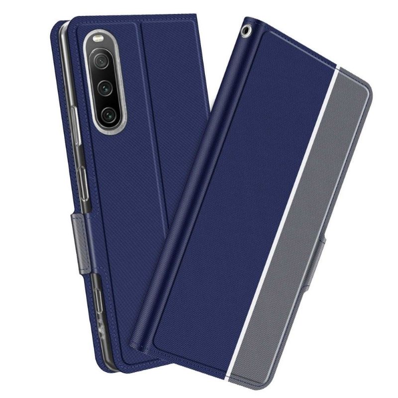 Flipové Pouzdro Na Sony Xperia 10 IV Kůže Ve Stylu Victoria