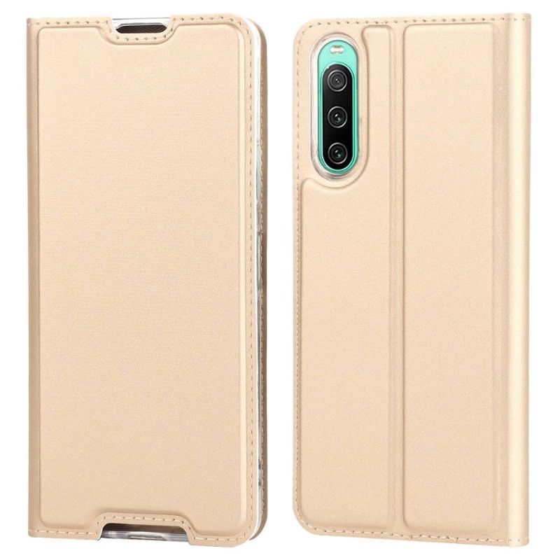 Flipové Pouzdro Na Sony Xperia 10 IV Minimalistický Obchod S Umělou Kůží