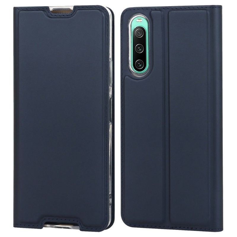 Flipové Pouzdro Na Sony Xperia 10 IV Minimalistický Obchod S Umělou Kůží