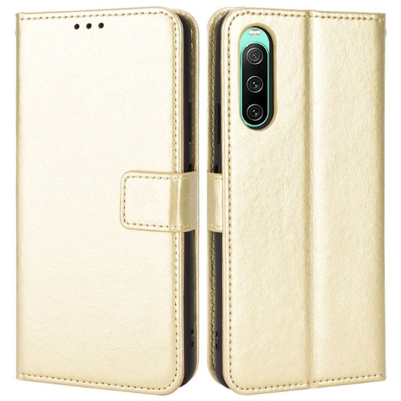 Flipové Pouzdro Na Sony Xperia 10 IV Převrácení Peněženky